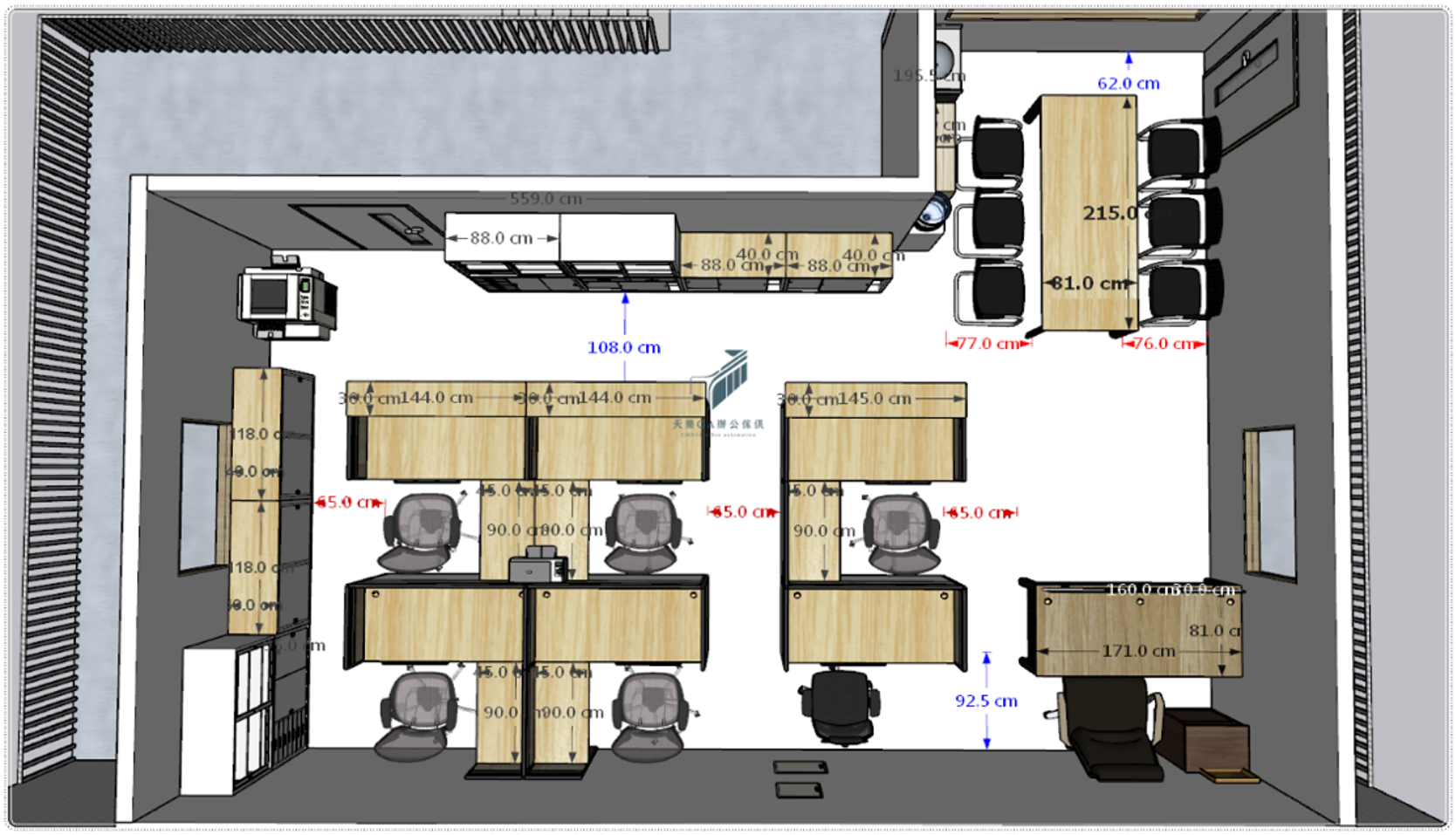 台中太平區和輪工業有限公司-辦公室坐位規劃 - 縮圖 7
